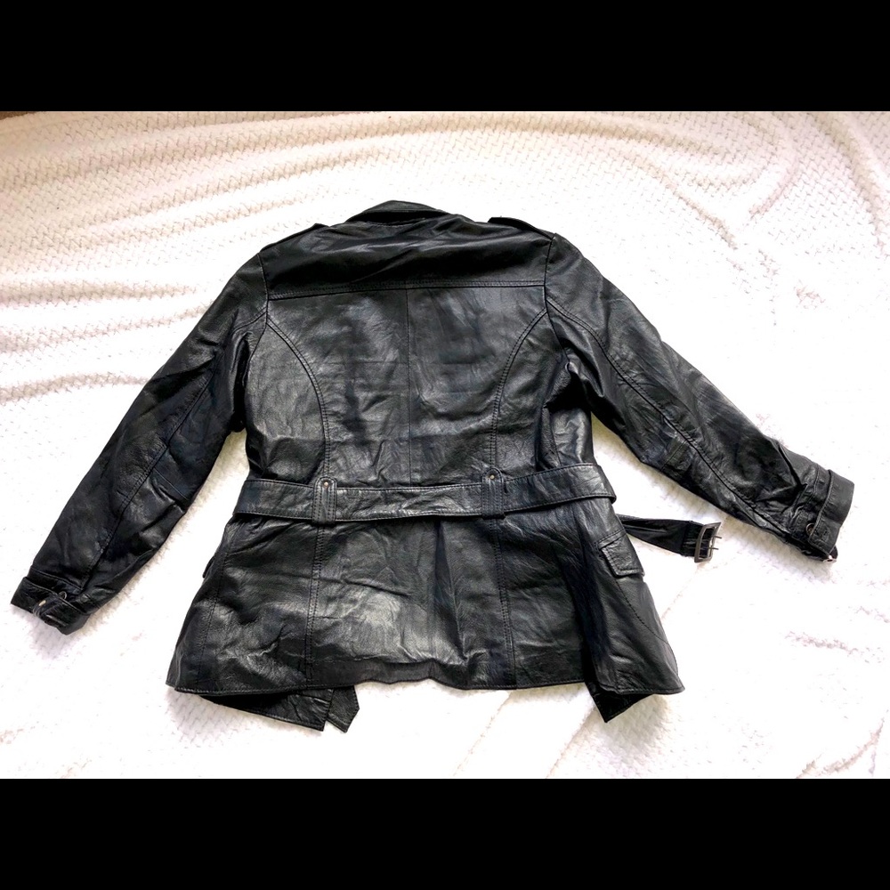 Vintage woman leather jacket